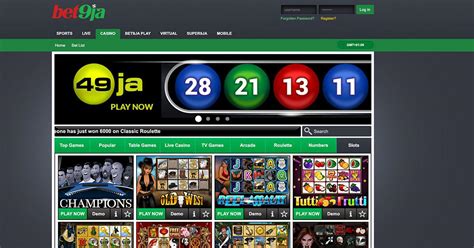 Bet9ja Casino Nigeria .